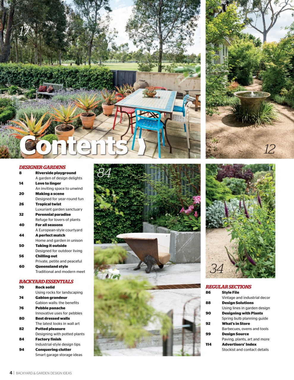 Backyard & Outdoor Living Preview Pages