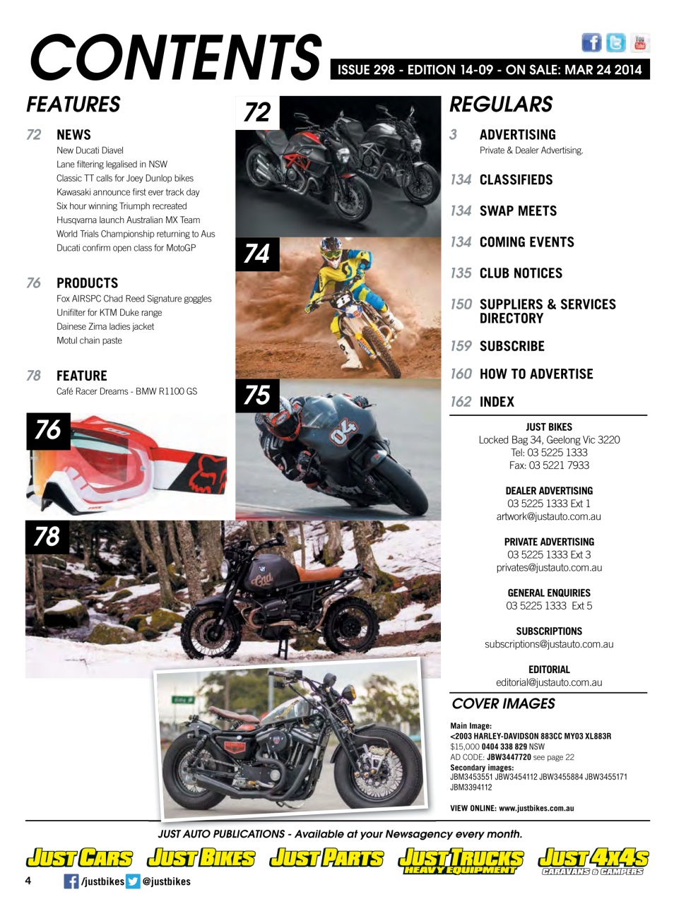 JUST BIKES Preview Pages