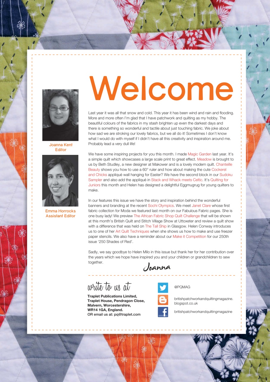 Patchwork and Quilting Preview Pages