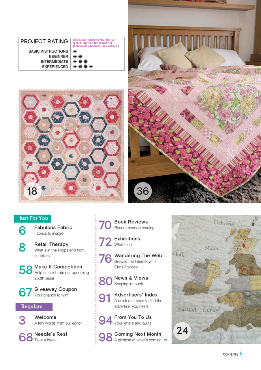 Patchwork and Quilting Preview Pages