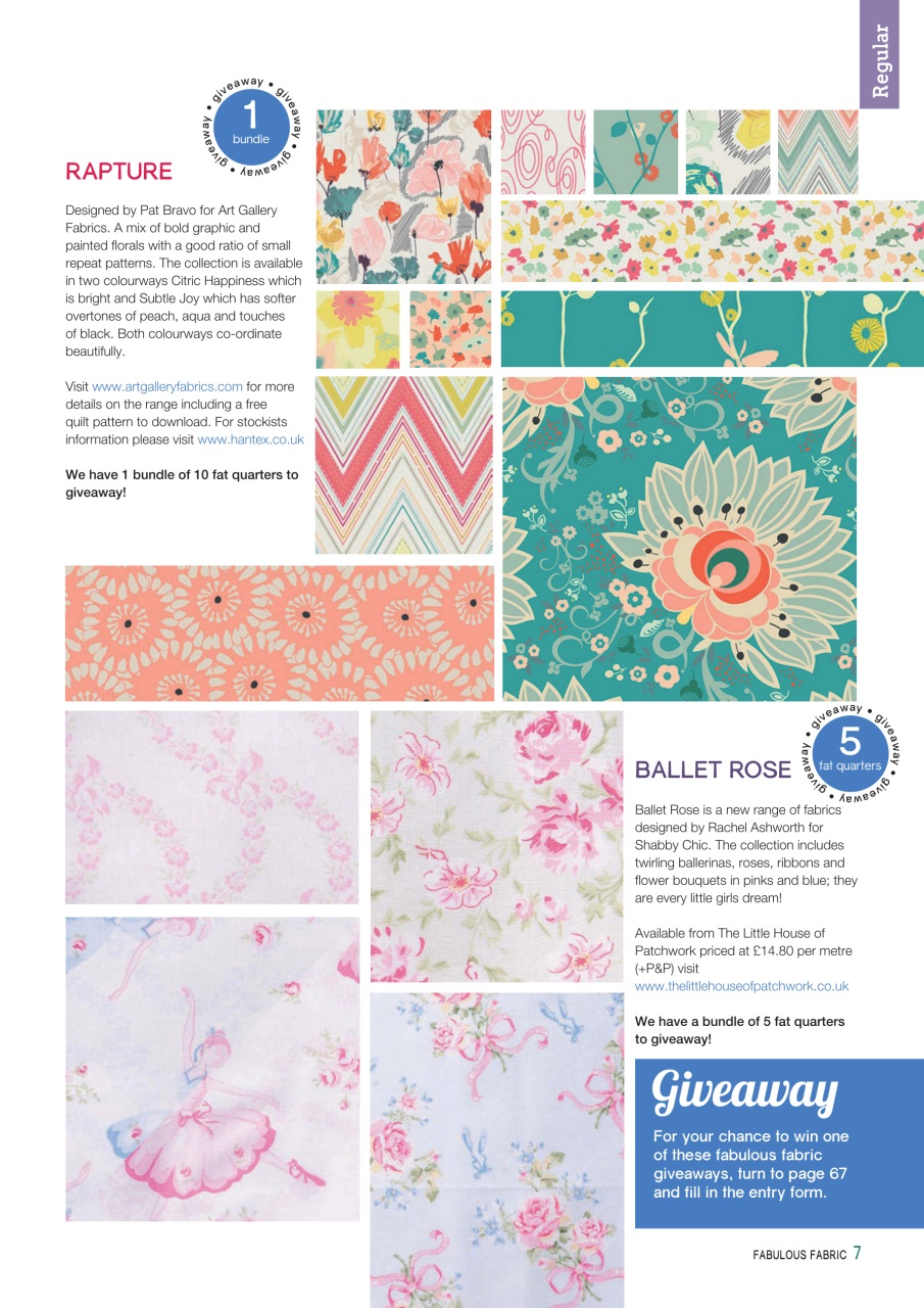 Patchwork and Quilting Preview Pages