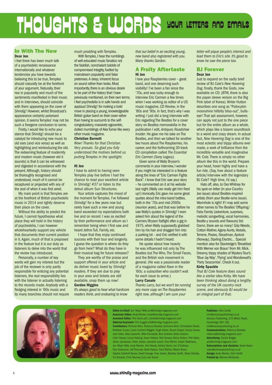 Shindig! Preview Pages