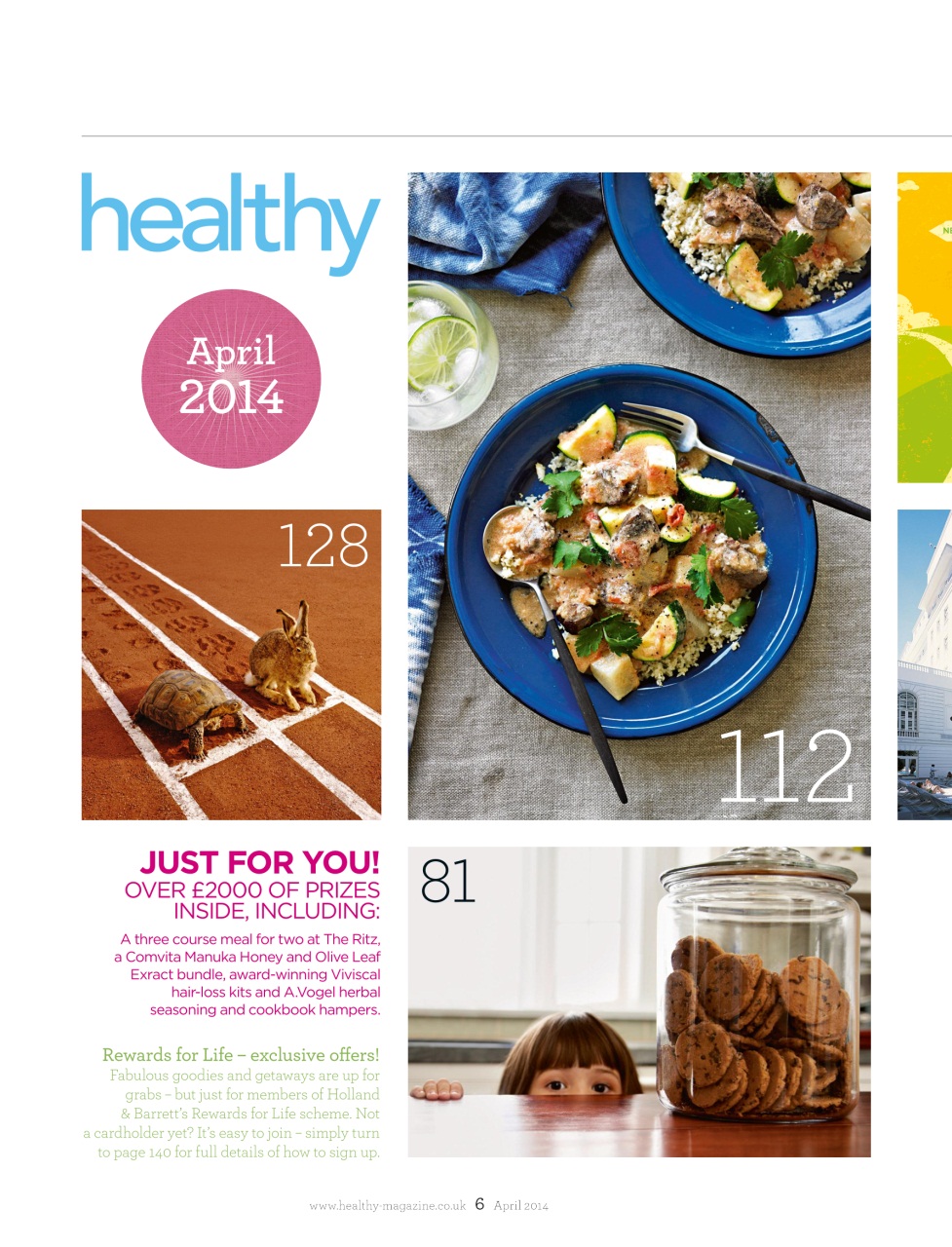 Healthy Magazine Preview Pages