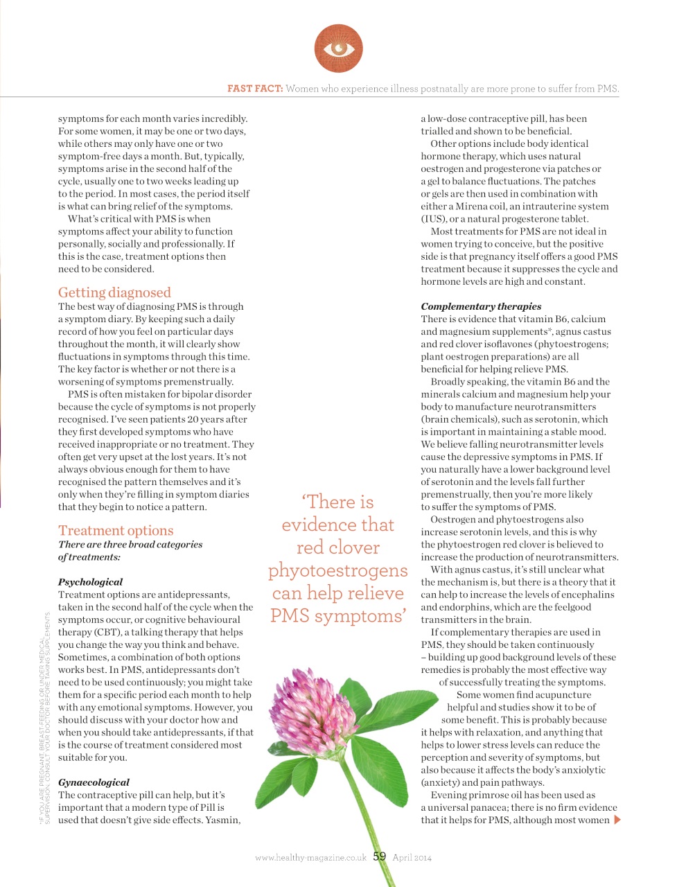 Healthy Magazine Preview Pages