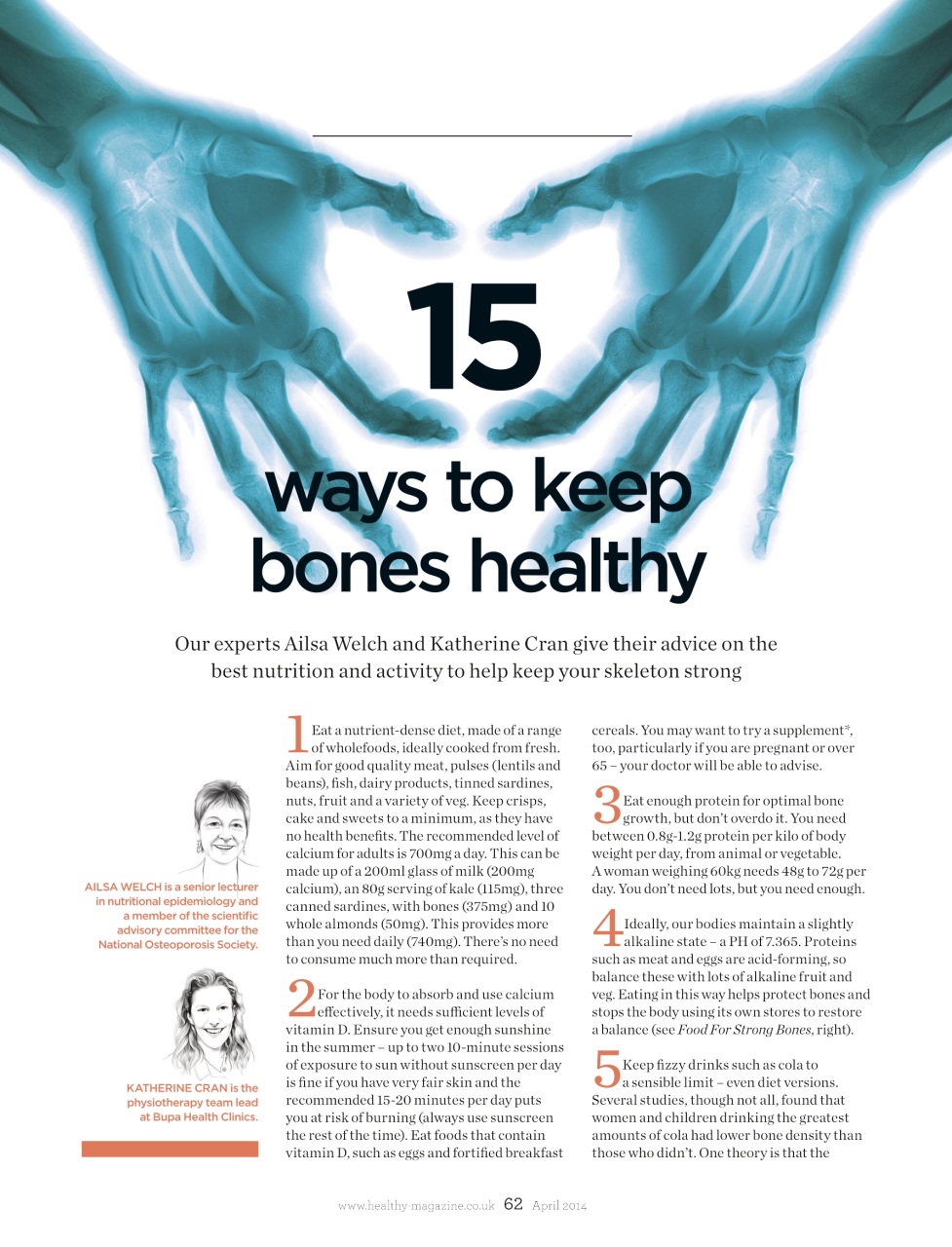 Healthy Magazine Preview Pages