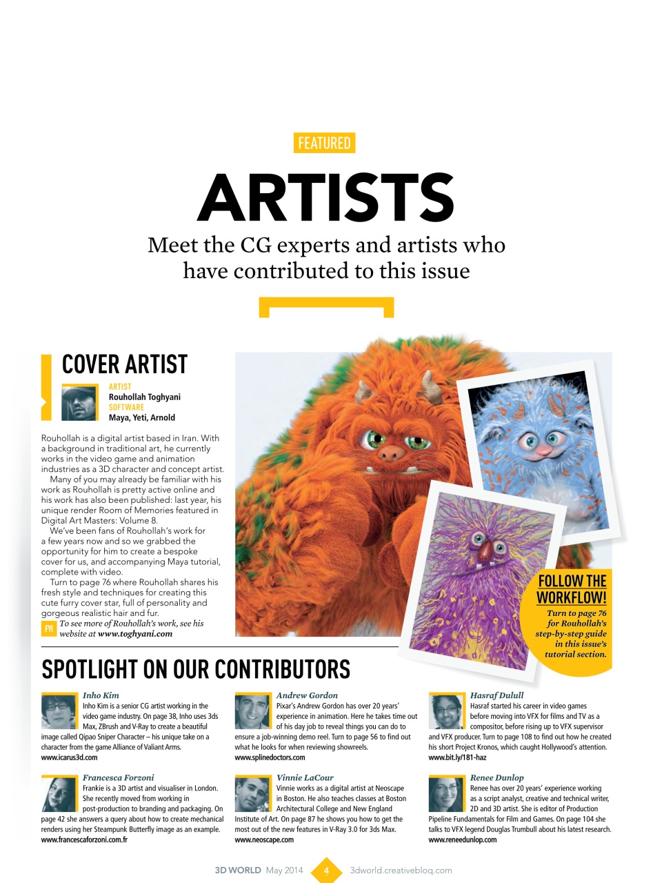 3D World Preview Pages