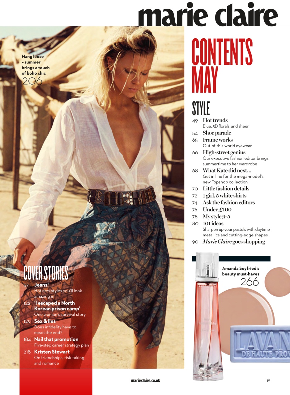 Marie Claire Preview Pages