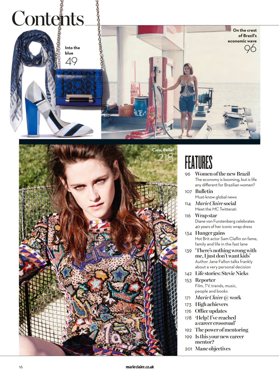 Marie Claire Preview Pages