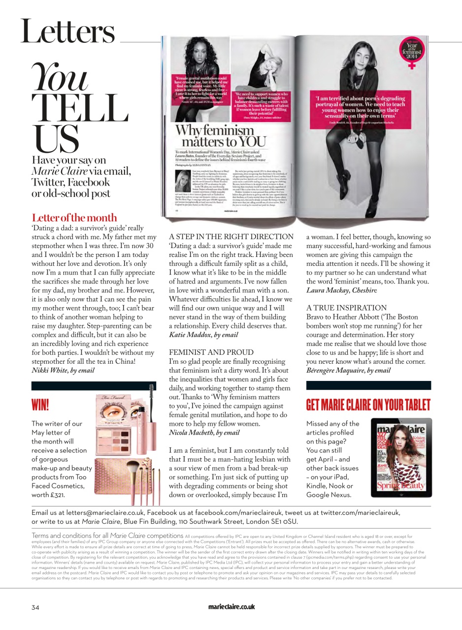 Marie Claire Preview Pages