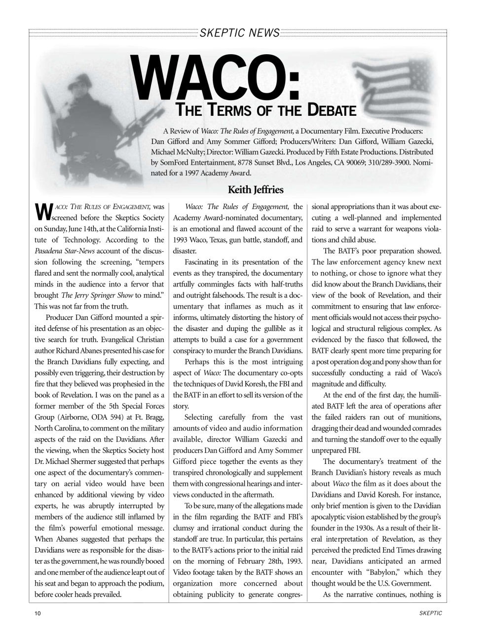 Skeptic Preview Pages