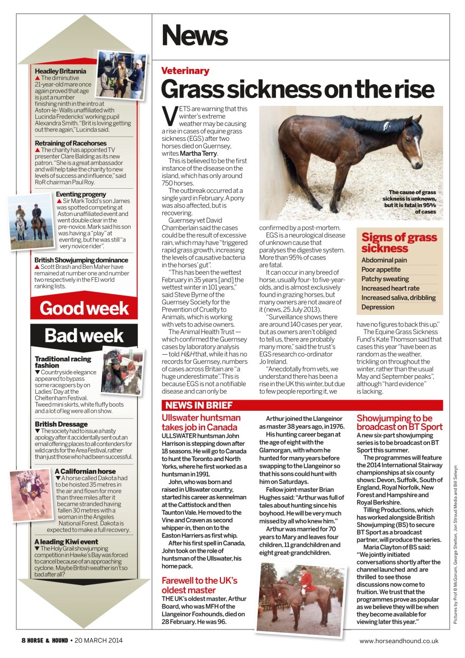 Horse & Hound Preview Pages