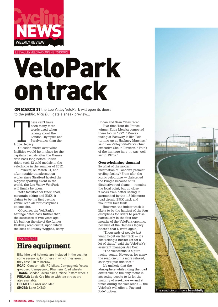 Cycling Weekly Preview Pages