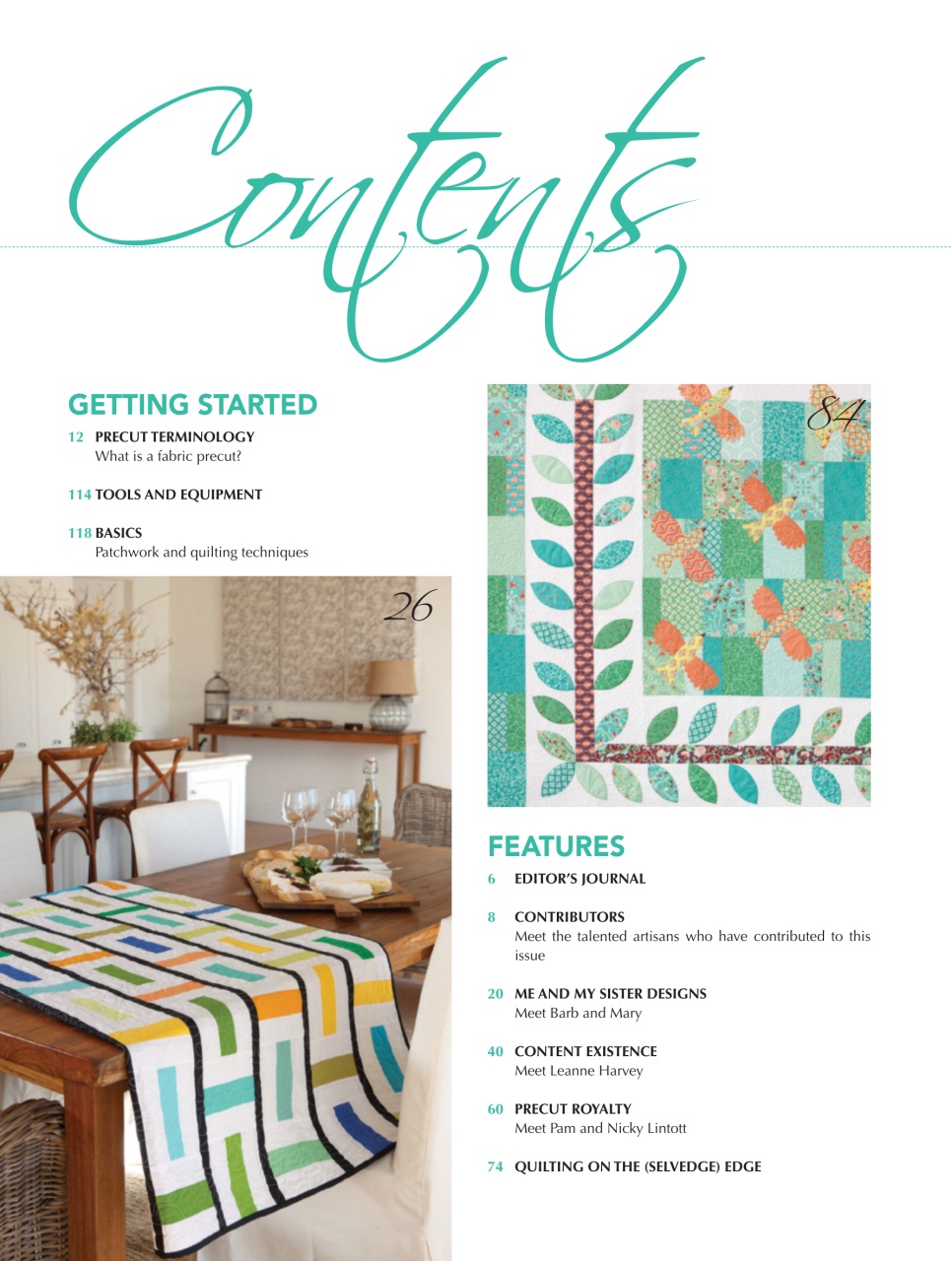 Quilters Companion Preview Pages