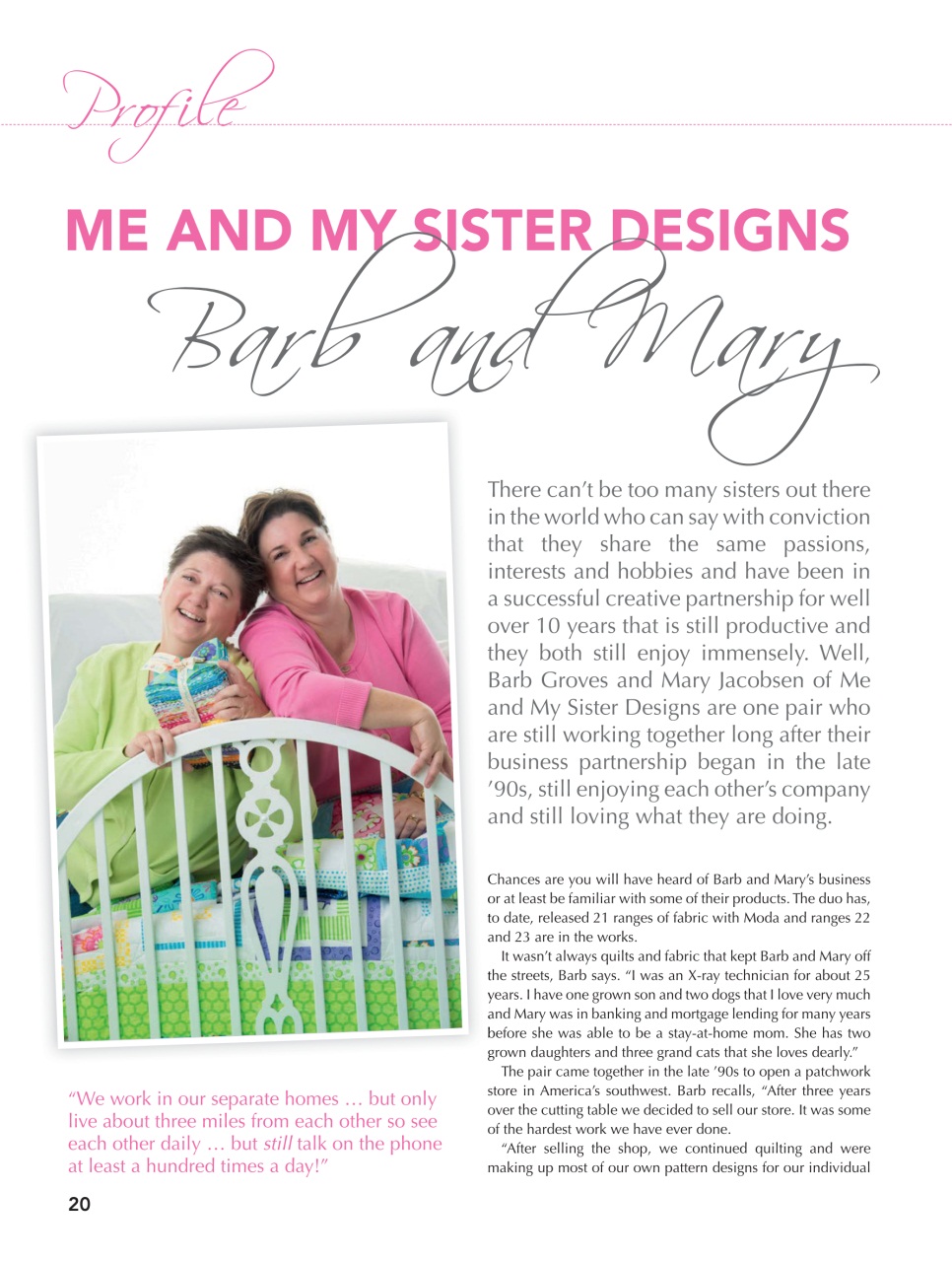Quilters Companion Preview Pages