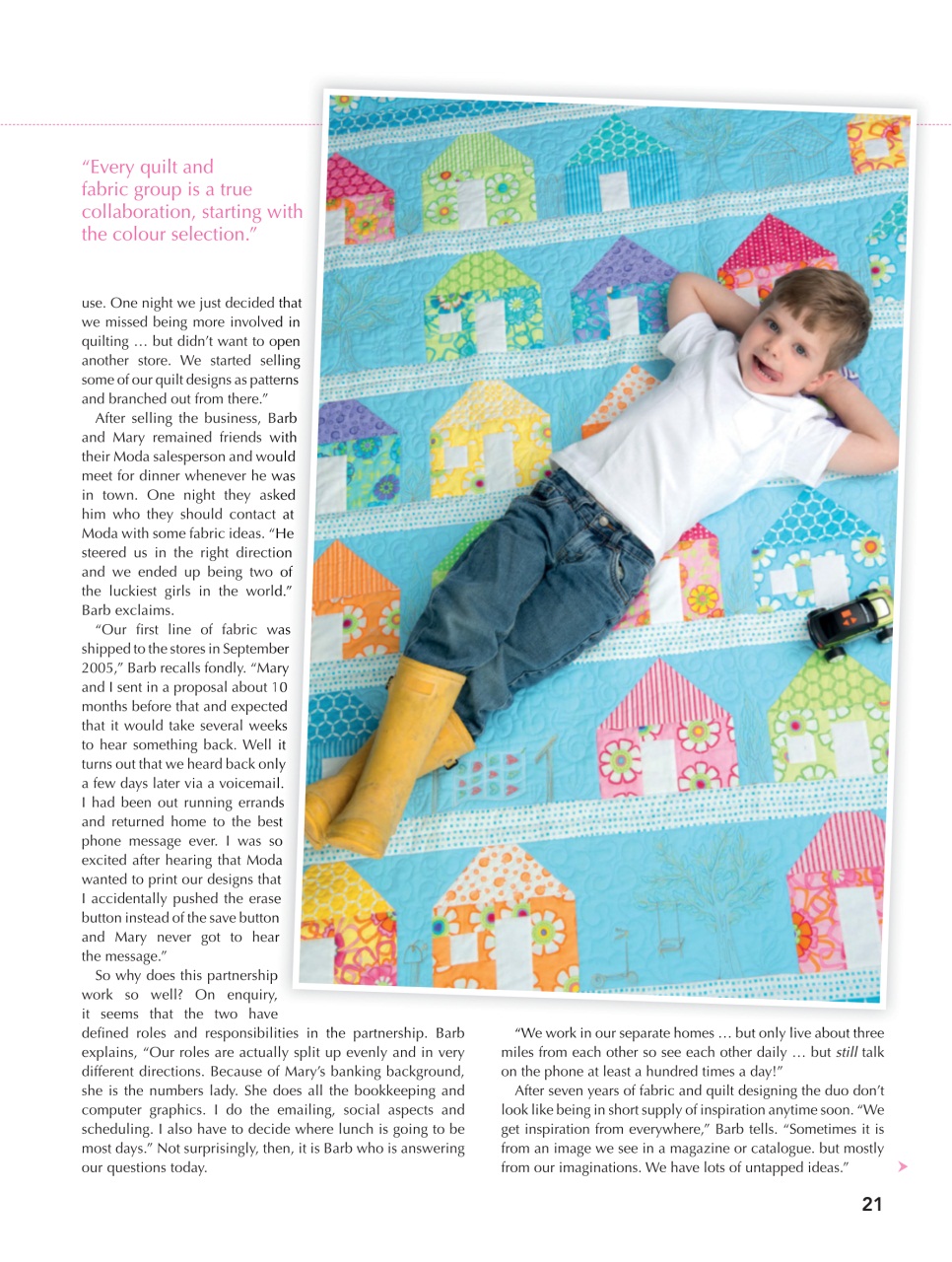 Quilters Companion Preview Pages