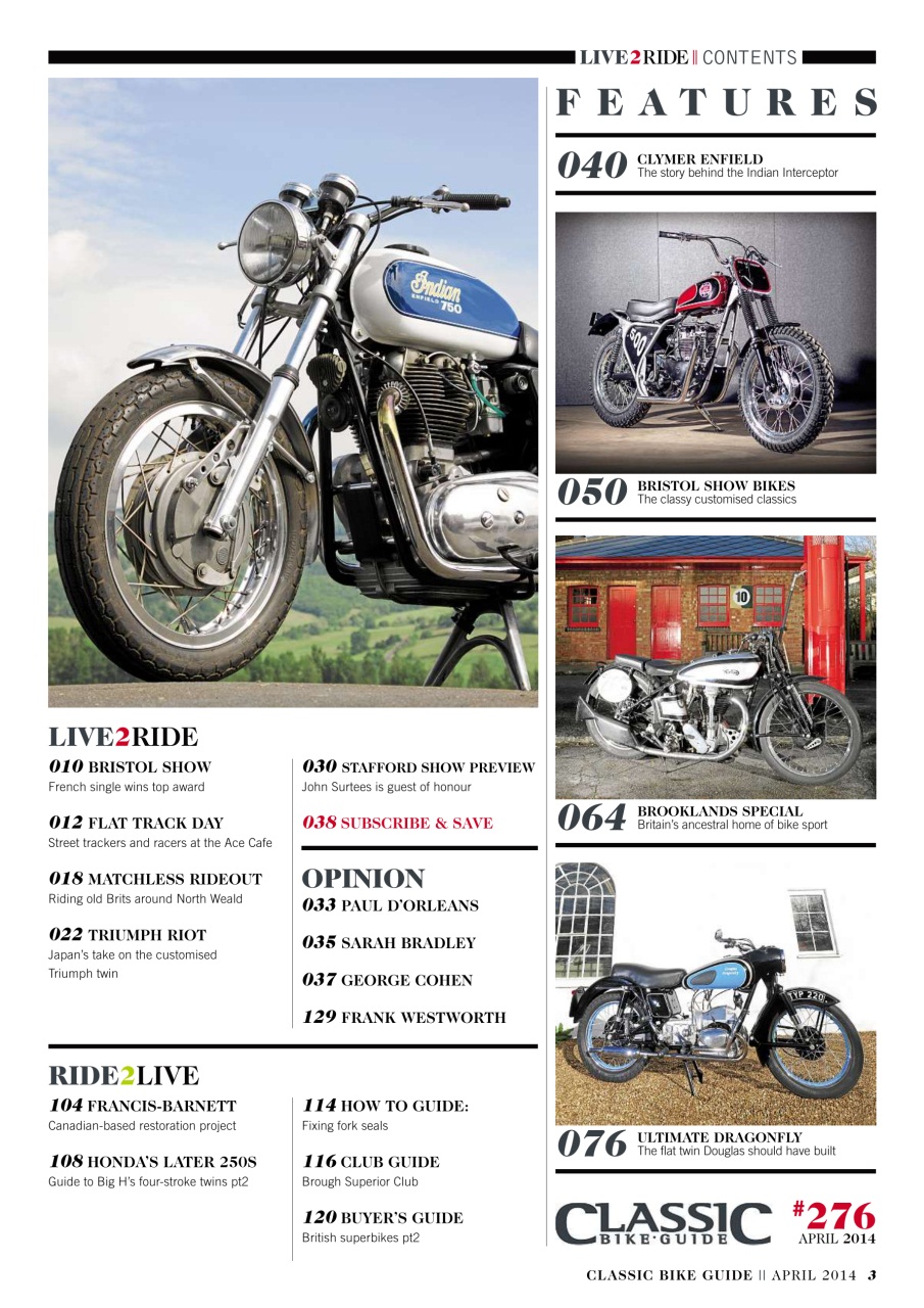 Classic Bike Guide Preview Pages