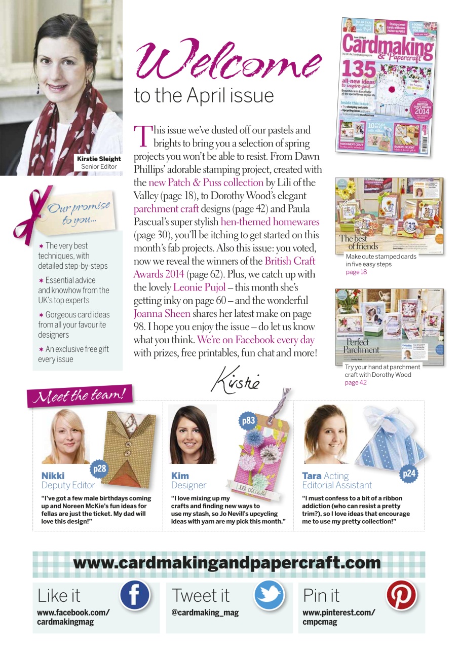 Cardmaking & Papercraft Preview Pages