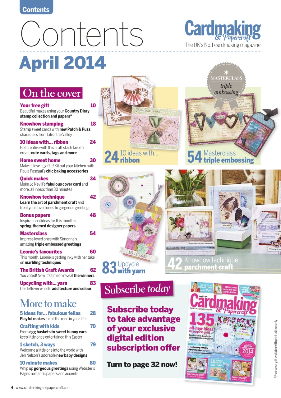 Cardmaking & Papercraft Preview Pages