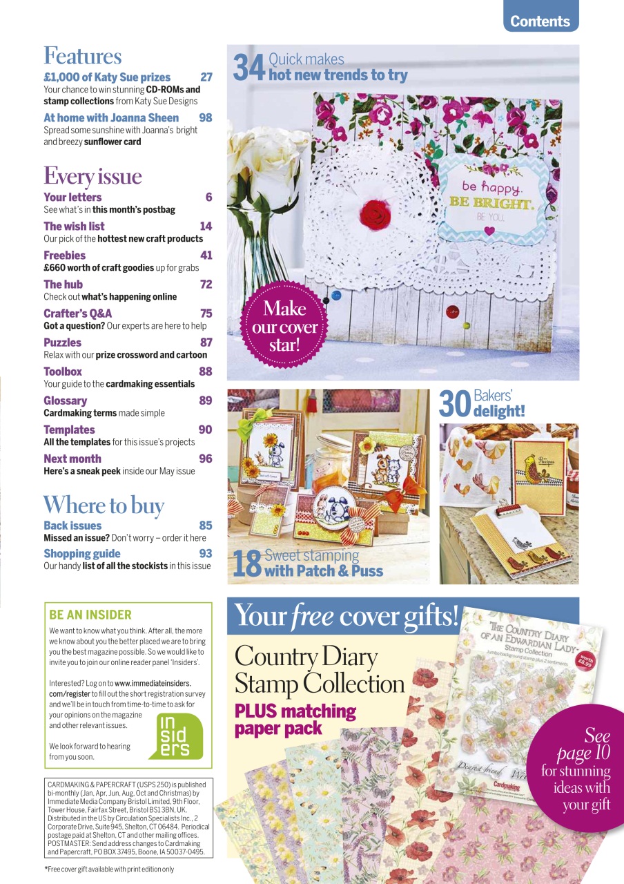 Cardmaking & Papercraft Preview Pages