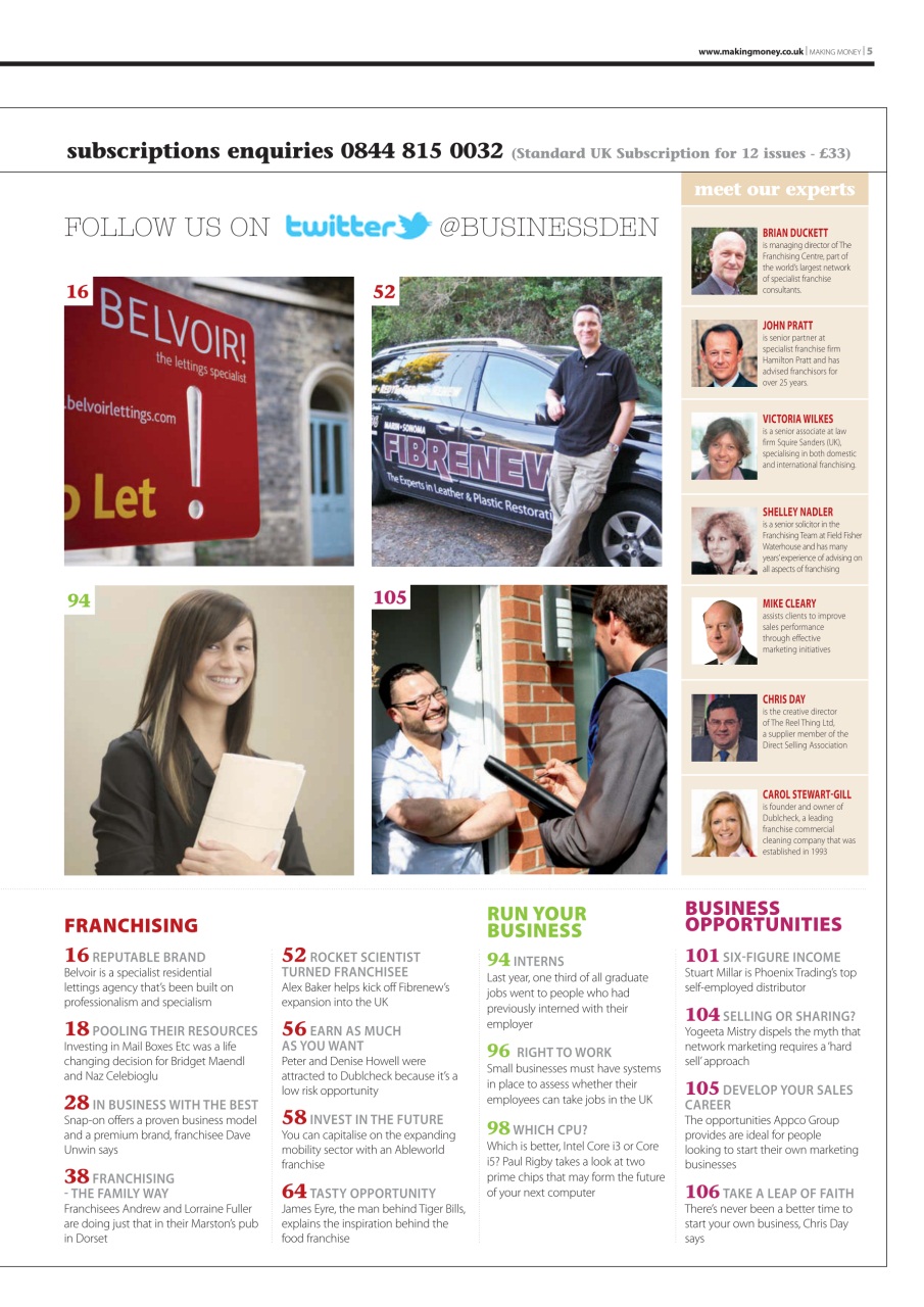 Making Money Preview Pages