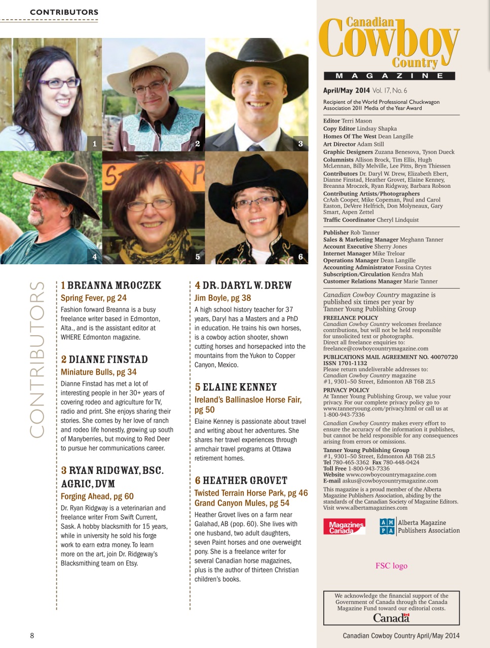 Canadian Cowboy Country Preview Pages