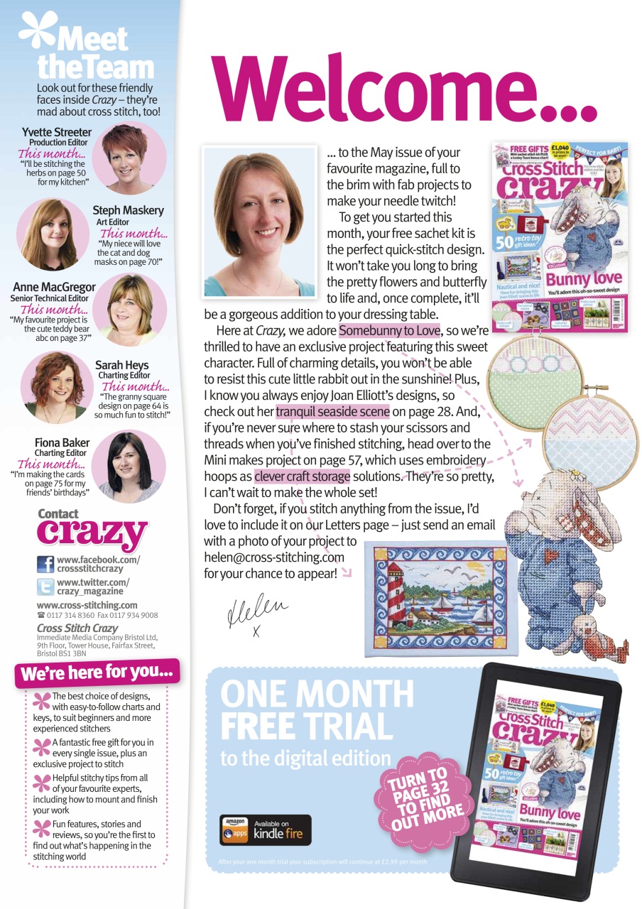 Cross Stitch Crazy Preview Pages