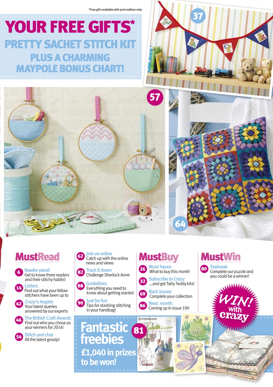 Cross Stitch Crazy Preview Pages