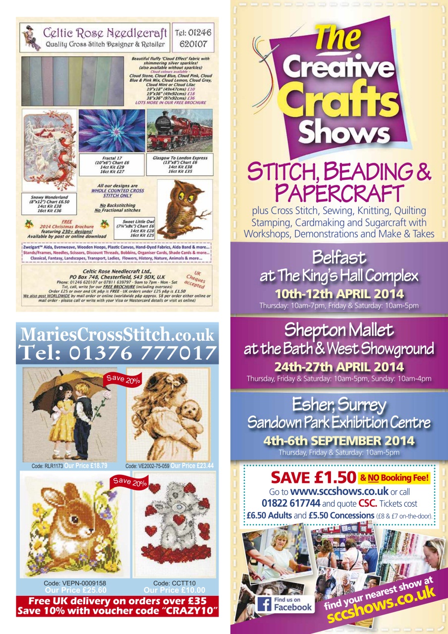 Cross Stitch Crazy Preview Pages