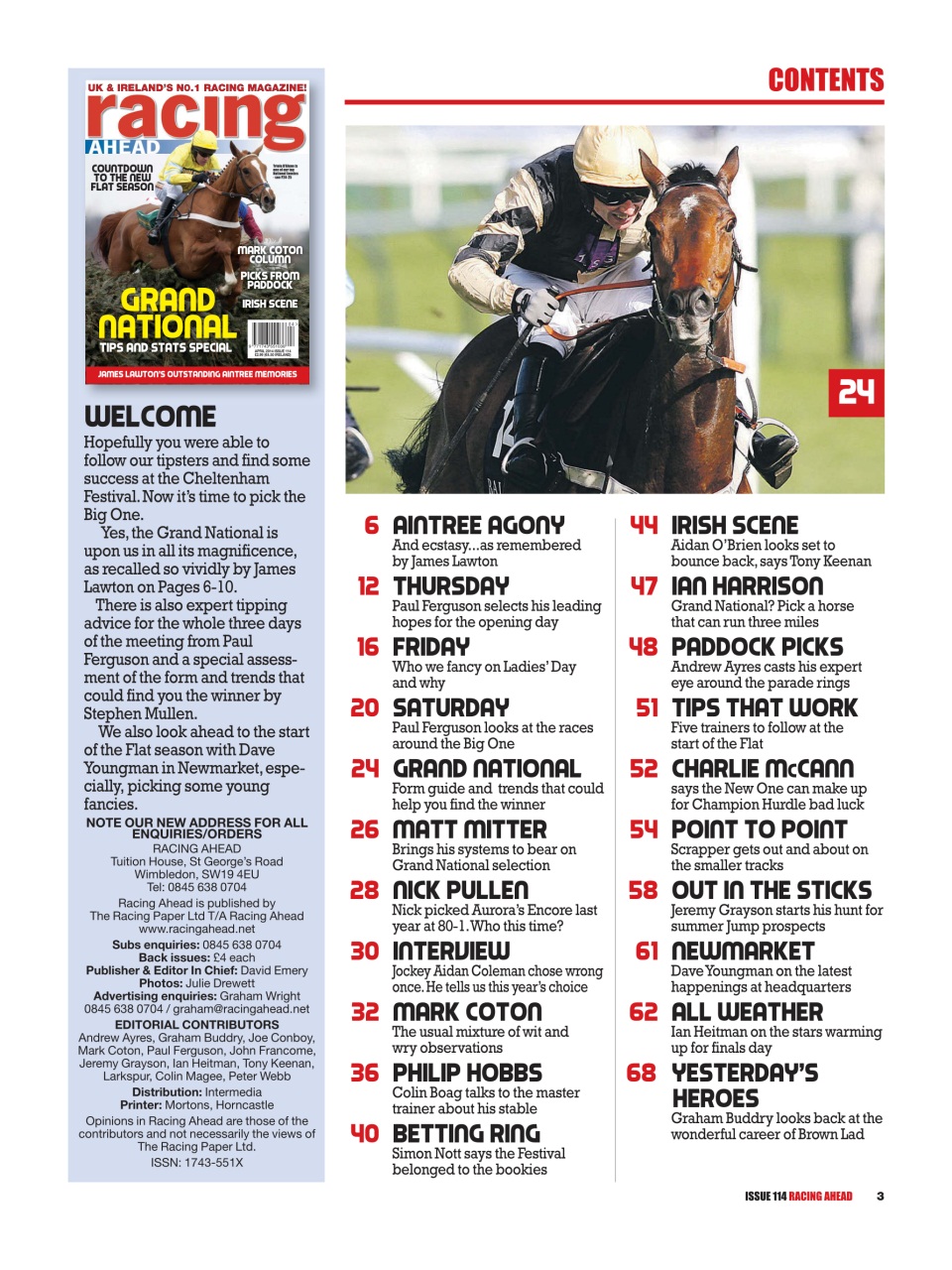 Racing Ahead Preview Pages