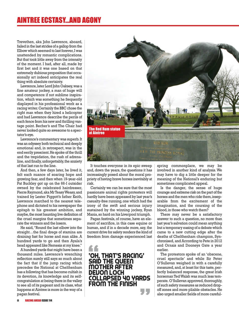 Racing Ahead Preview Pages