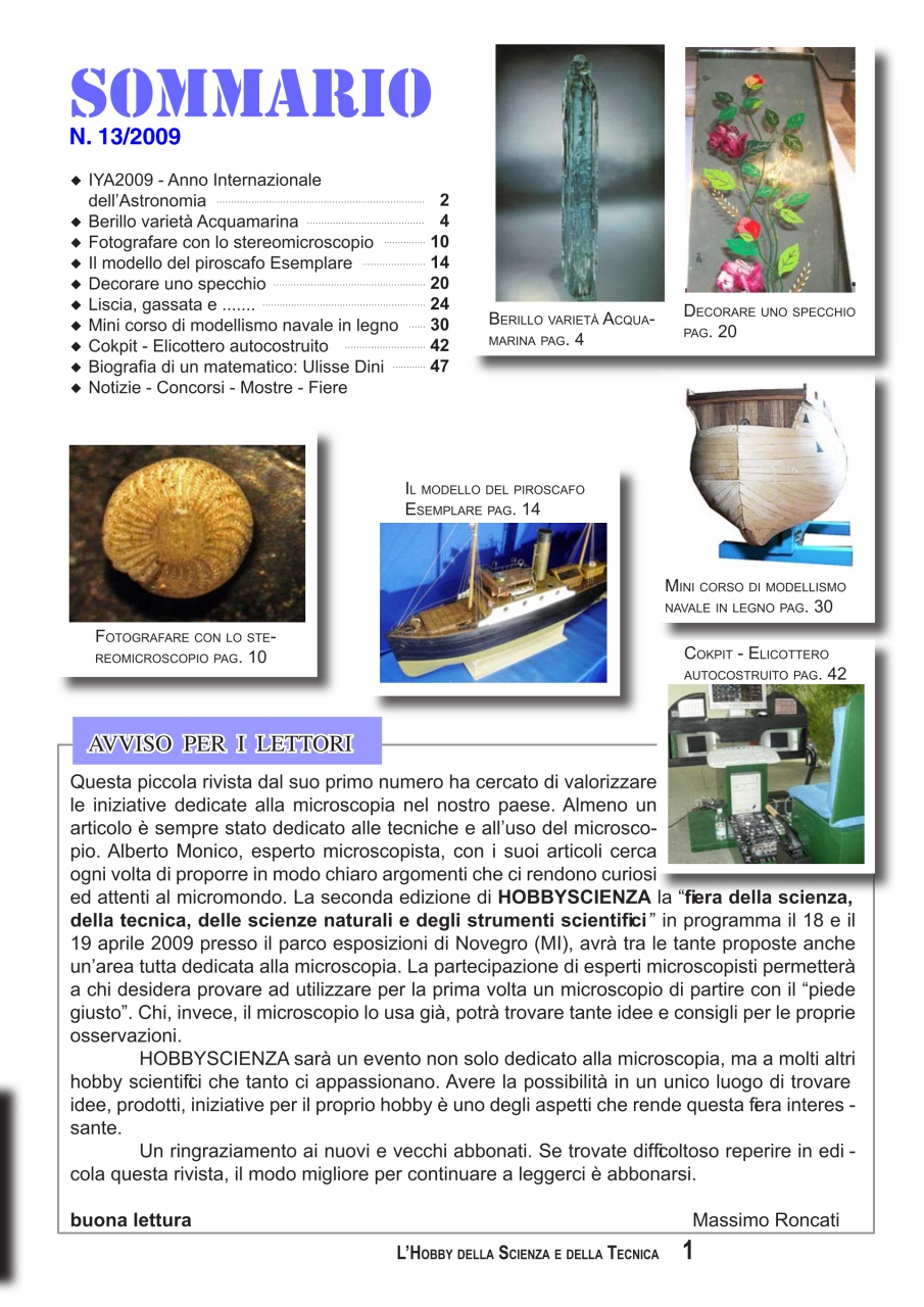 L'HOBBY DELLA SCIENZA E DELLA TECNICA Preview Pages