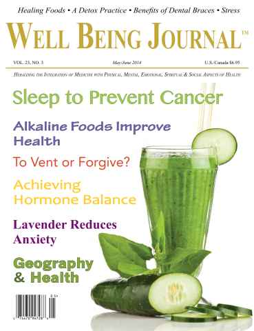 Well Being Journal issue May/June 2014