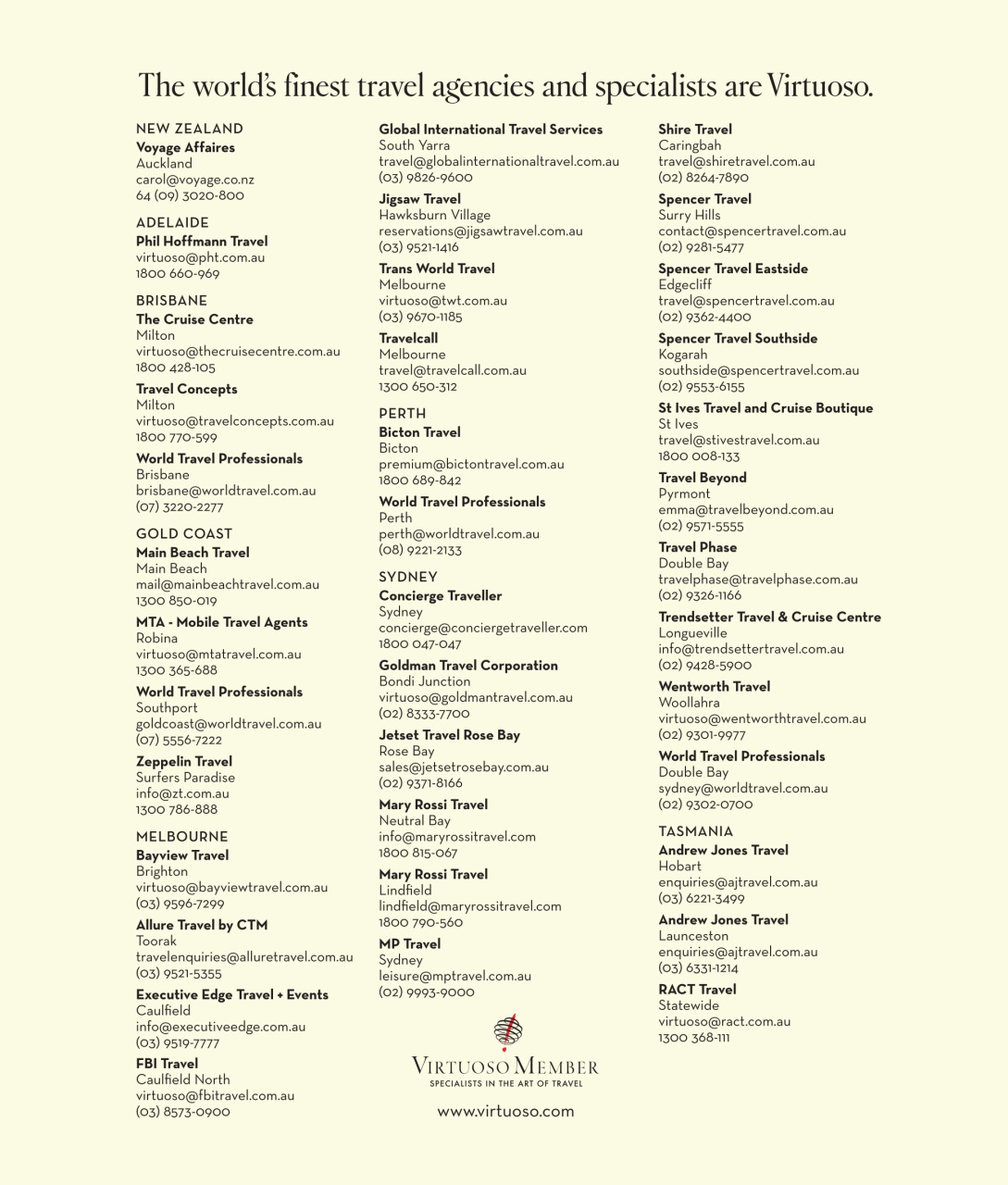 Luxury Travel Preview Pages