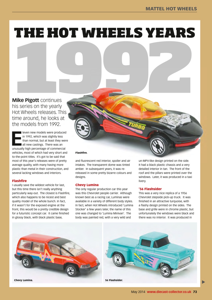 Diecast Collector Preview Pages