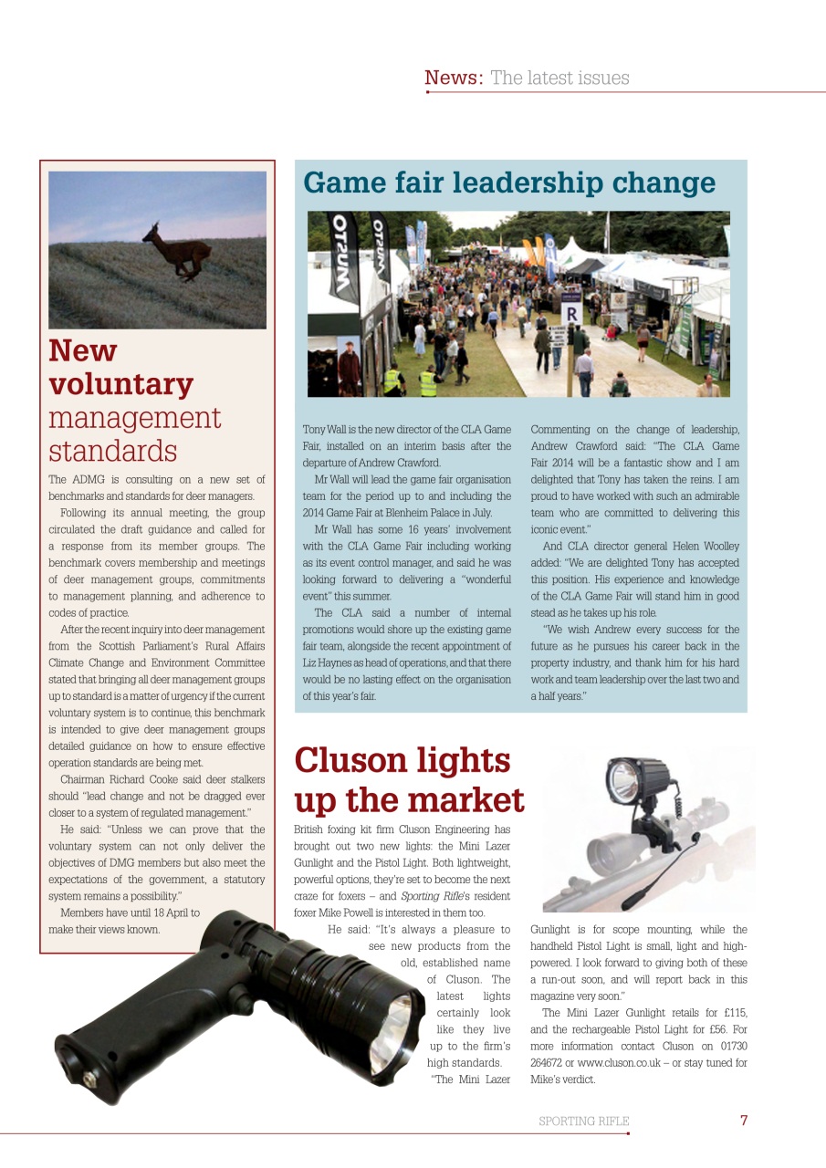 Sporting Rifle Preview Pages