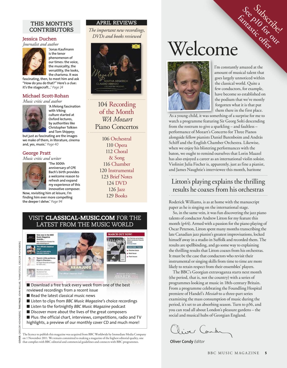 BBC Music Magazine Preview Pages