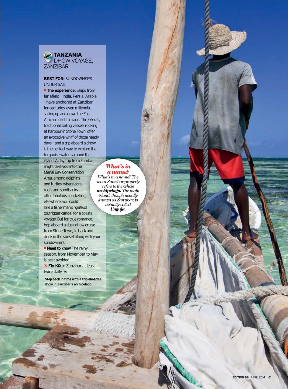 MSAFIRI – Kenya Airways Inflight Preview Pages