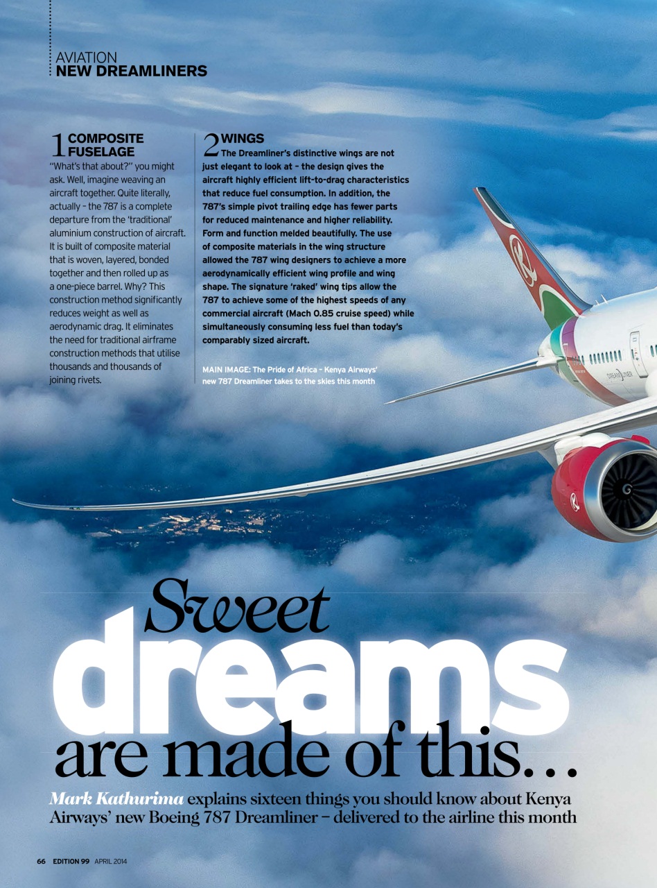 MSAFIRI – Kenya Airways Inflight Preview Pages