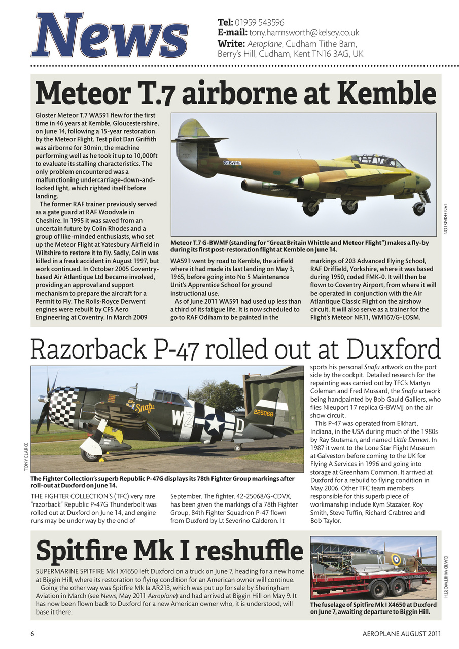 Aeroplane Preview Pages