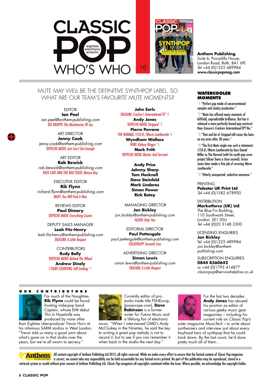 Classic Pop Preview Pages