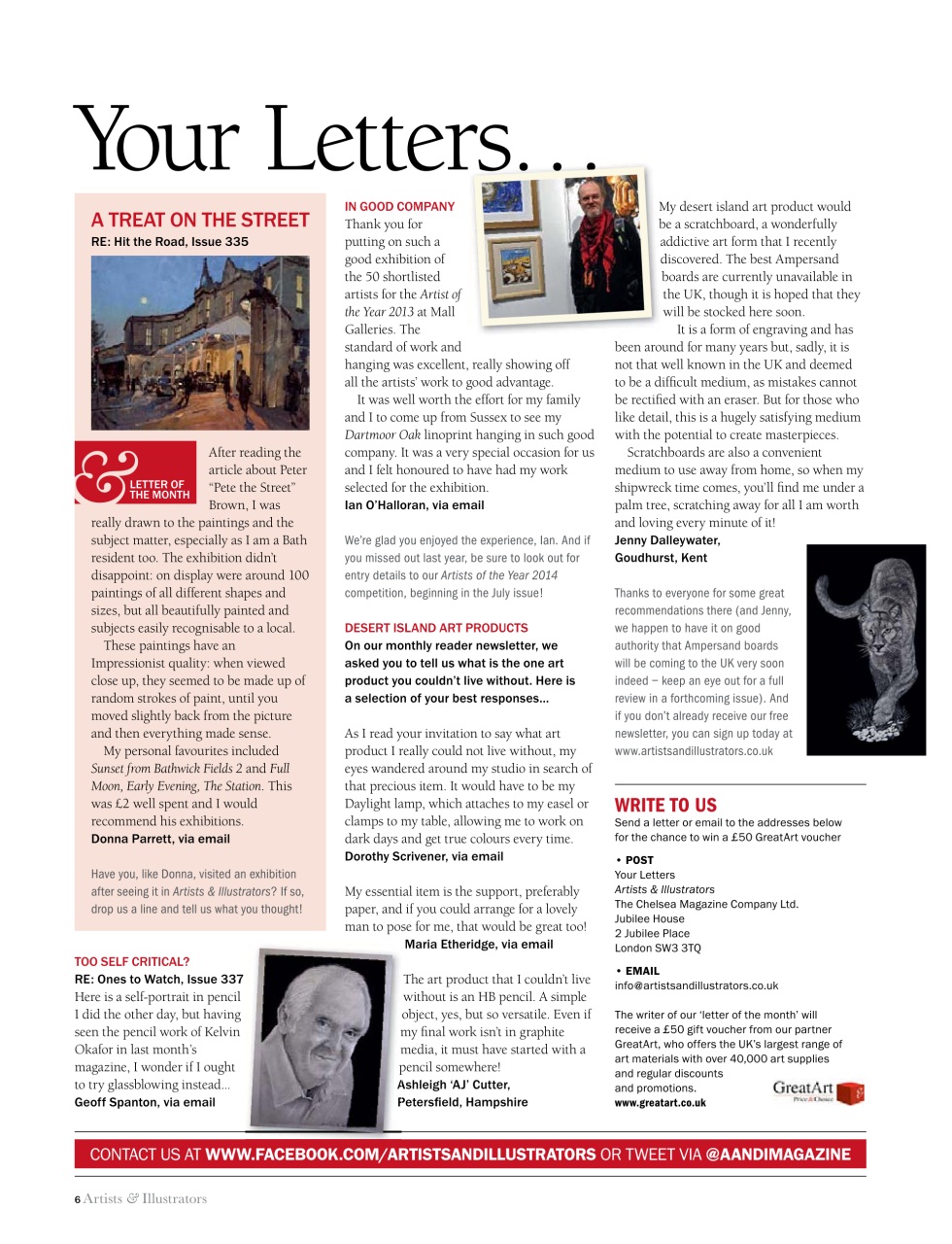 Artists & Illustrators Preview Pages