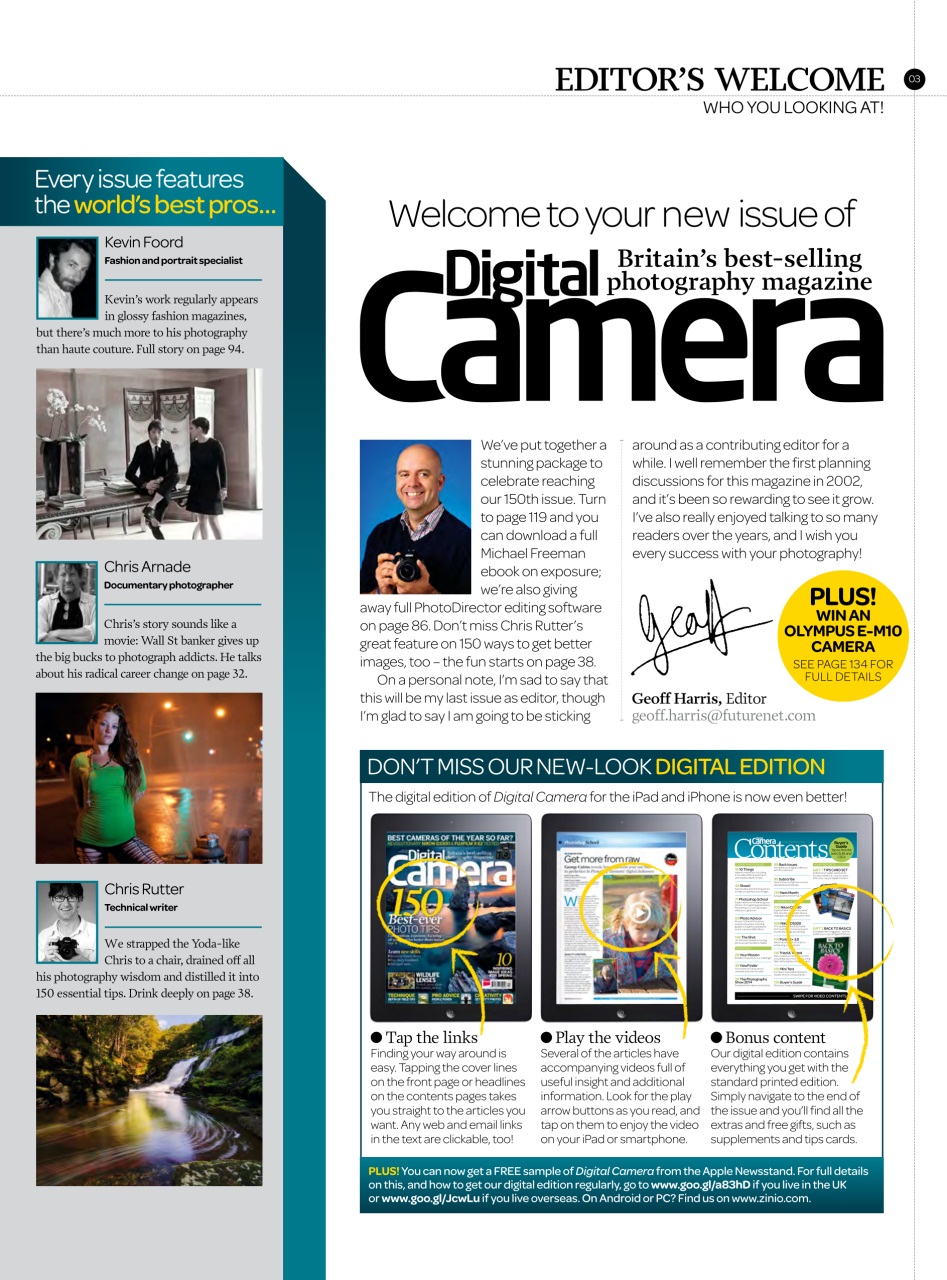Digital Camera Magazine Preview Pages