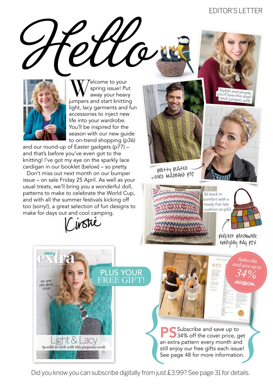 Simply Knitting Preview Pages