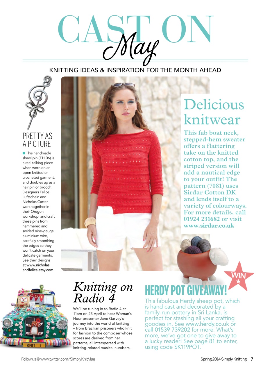 Simply Knitting Preview Pages