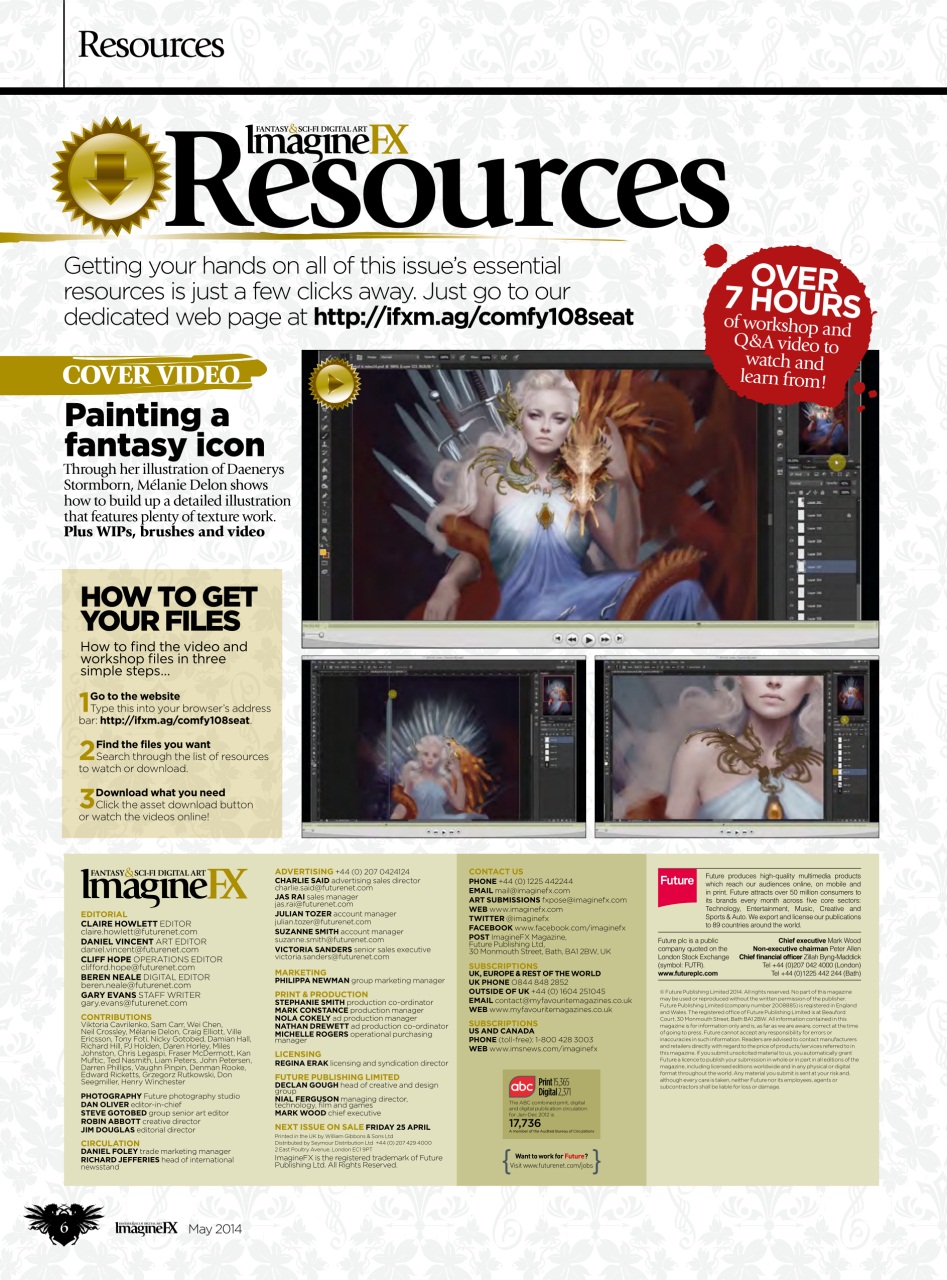 ImagineFX Preview Pages