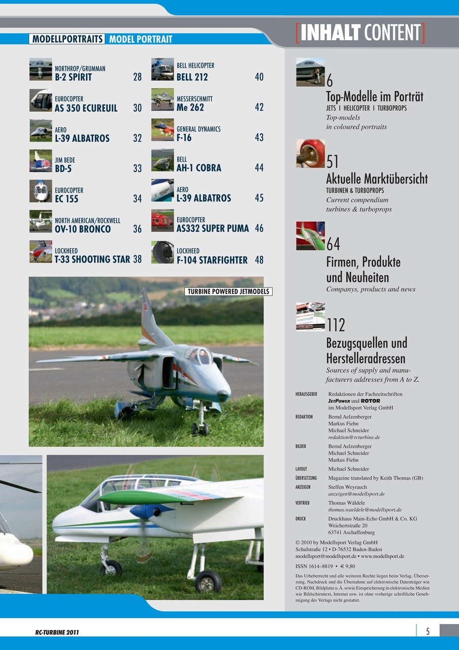 RC Turbine - Jets & Helicopter Preview Pages