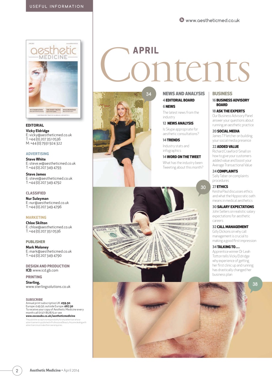 Aesthetic Medicine Preview Pages