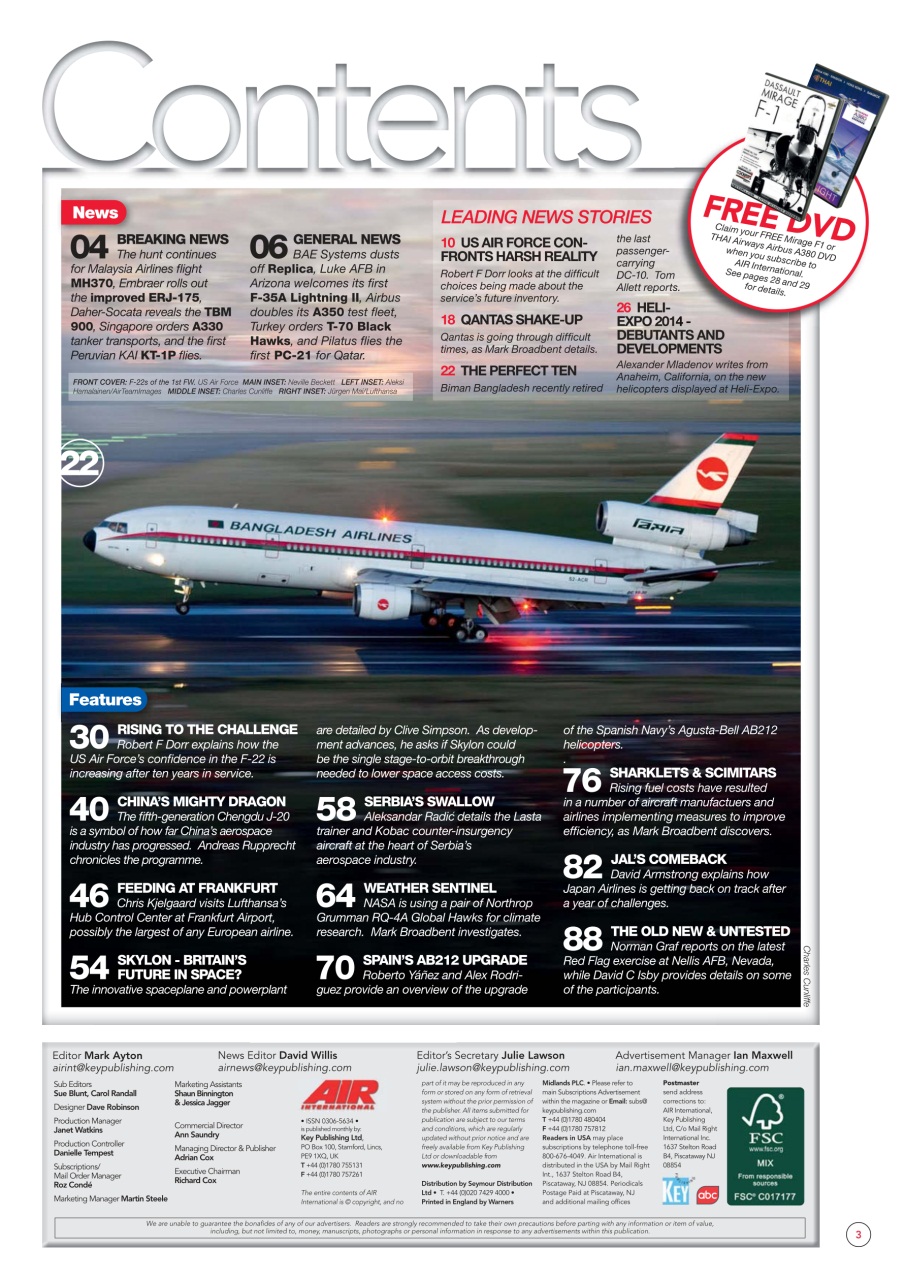 AIR International Preview Pages