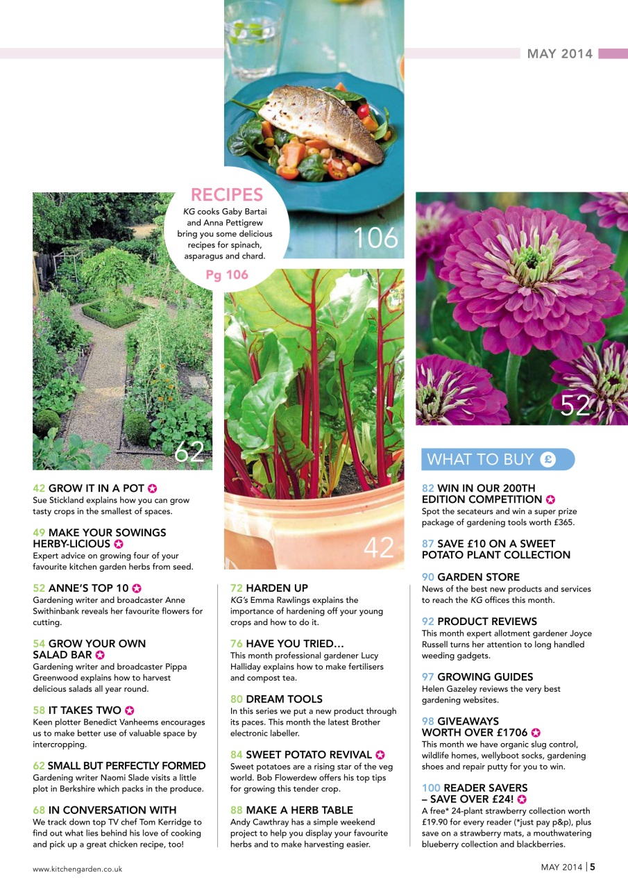 Kitchen Garden Magazine Preview Pages