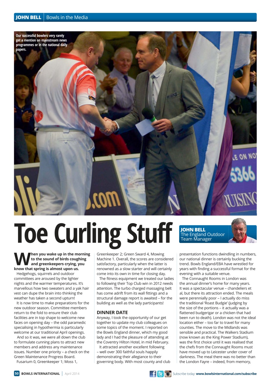 Bowls International Preview Pages